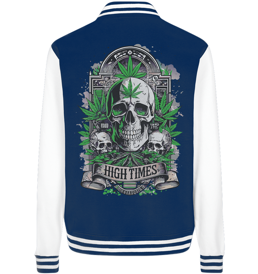 High Times Skull Green - College Jacket