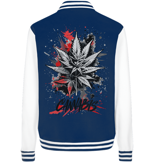 Red Cannabis - College Jacket