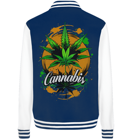 Orange Cannabis - College Jacket