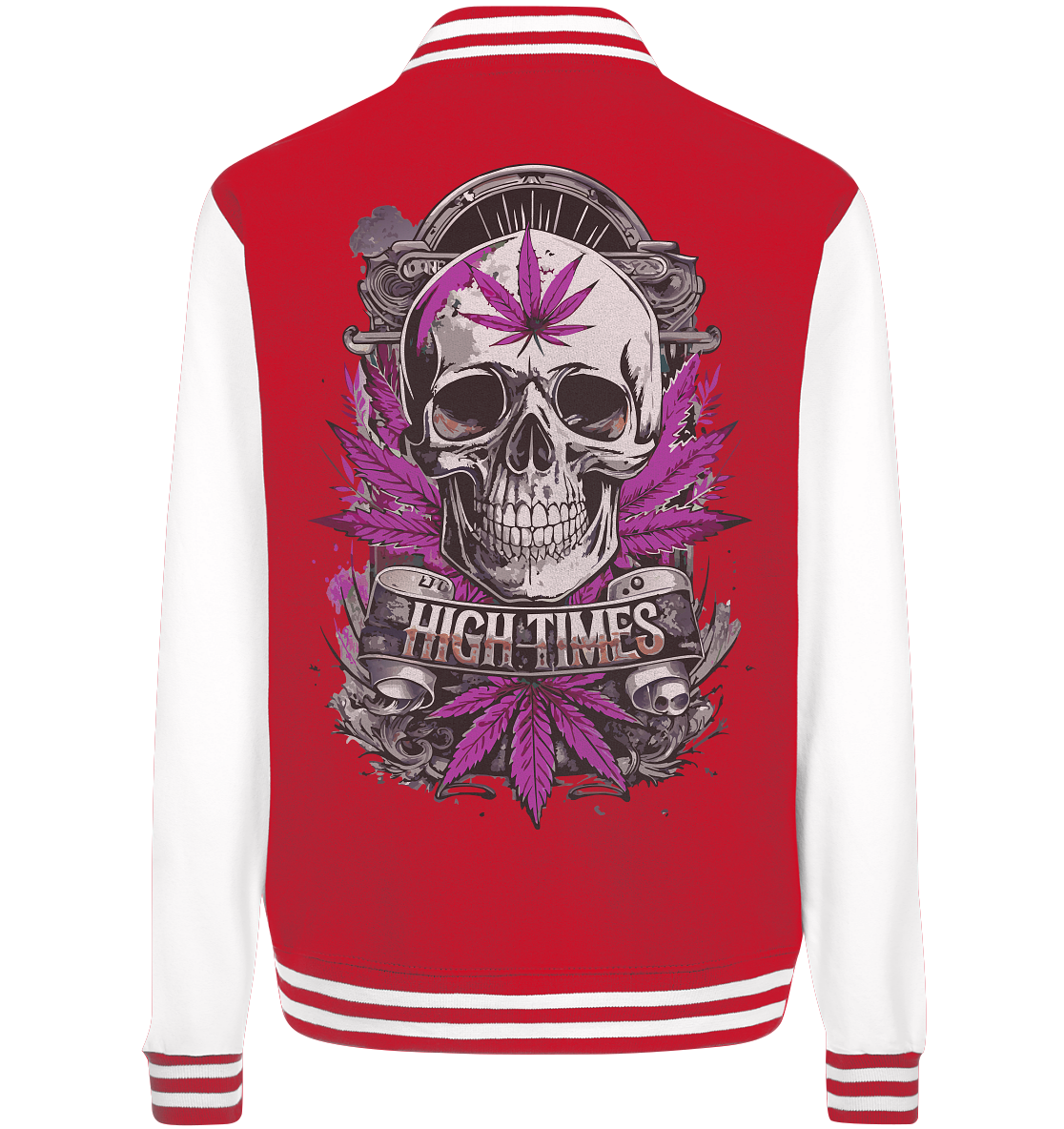 High Times Skull Purple - College Jacket