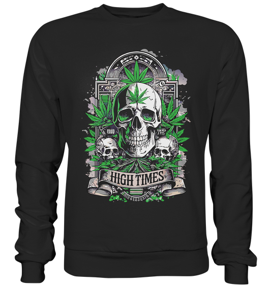 High Times Skull Green - Unisex Sweatshirt