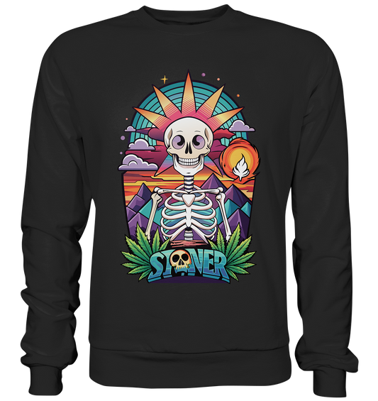 Color Stoner Skeleton - Unisex Sweatshirt