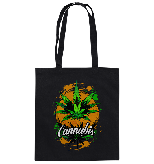 Orange Cannabis - Baumwolltasche