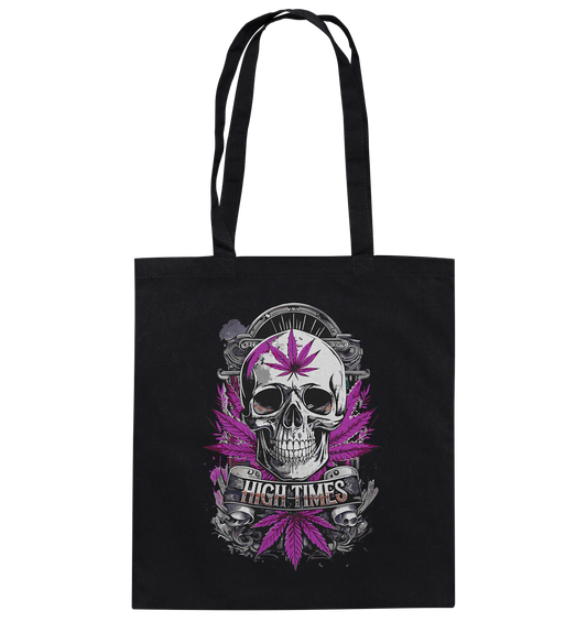 High Times Skull Purple - Baumwolltasche