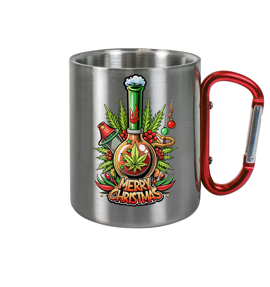 Bong Christmas - Edelstahl Tasse