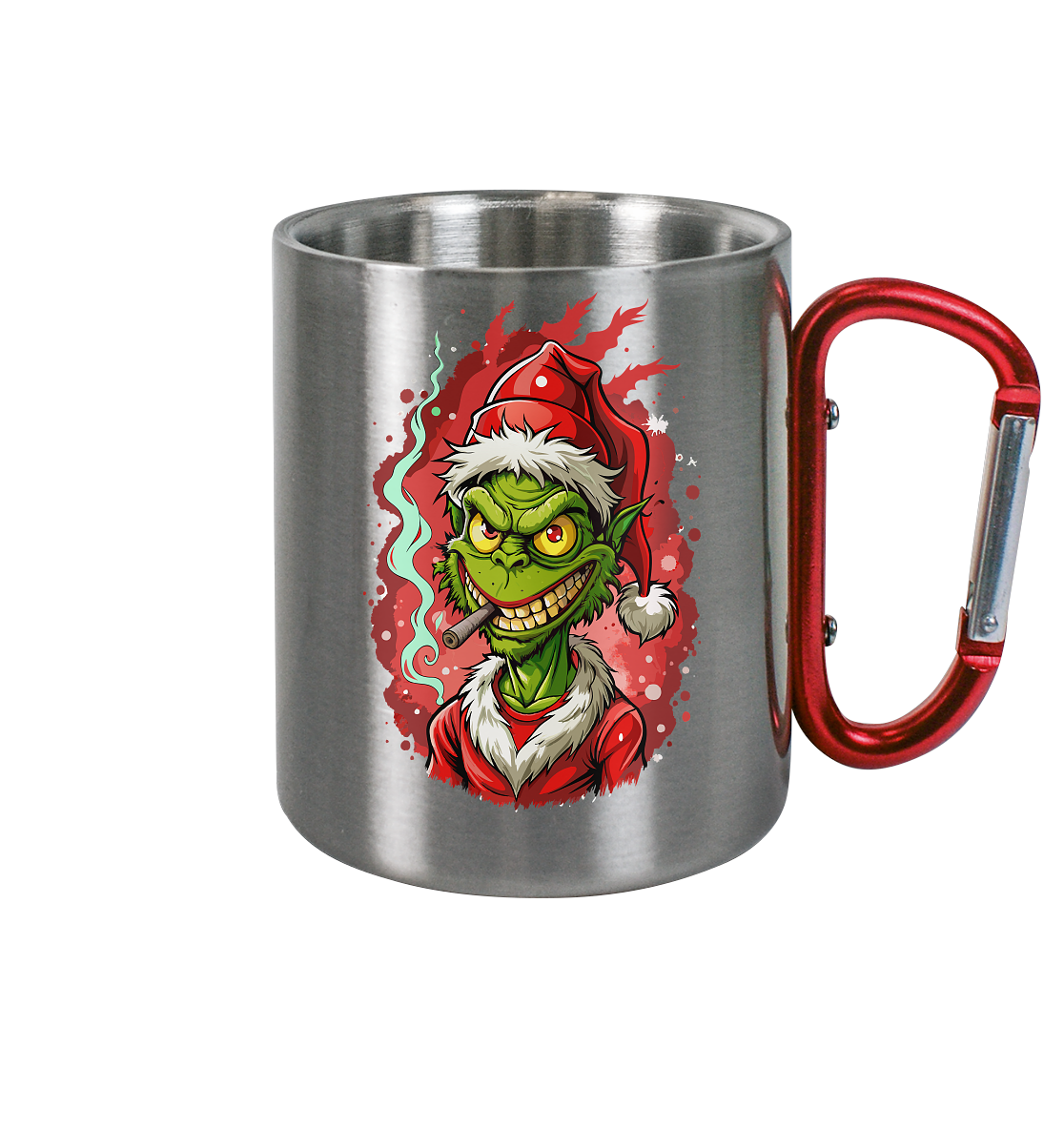 Angry Grinch - Edelstahl Tasse