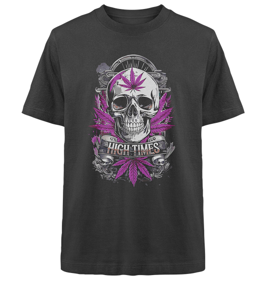 High Times Skull Purple - Unisex Oversized Shirt