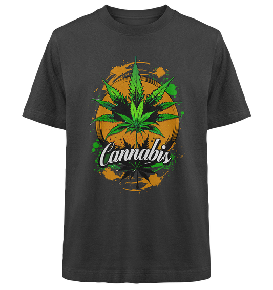 Orange Cannabis - Unisex Oversized Shirt
