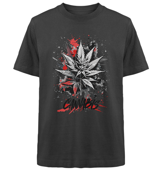 Red Cannabis - Unisex Oversized Shirt