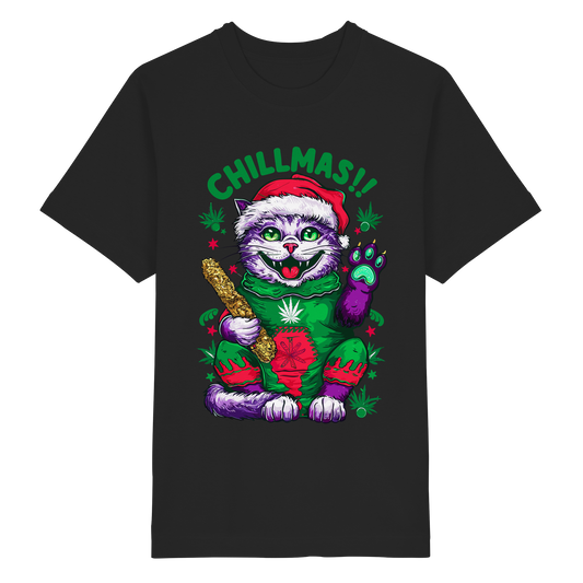 Chillmas Cat - Unisex Oversized Shirt