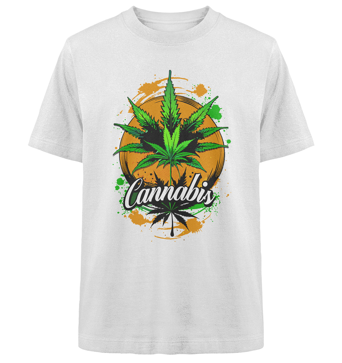 Orange Cannabis - Unisex Oversized Shirt