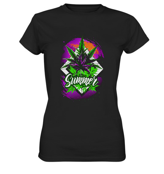 Purple Summer - Ladies Premium Shirt