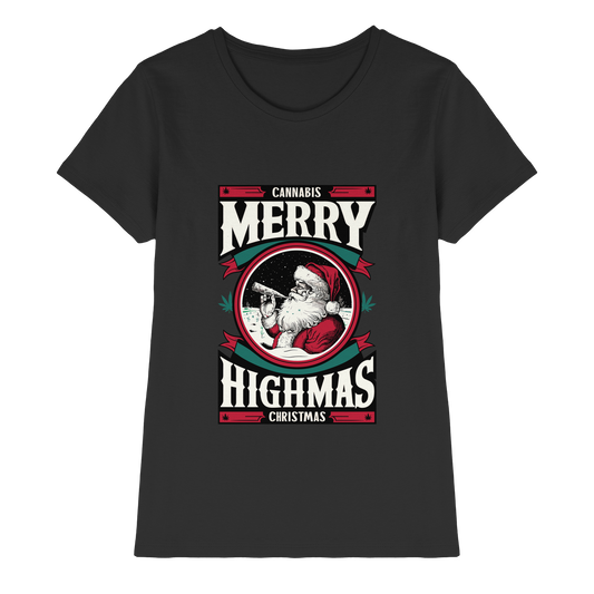 Cannabis Highmas - Ladies Premium Shirt