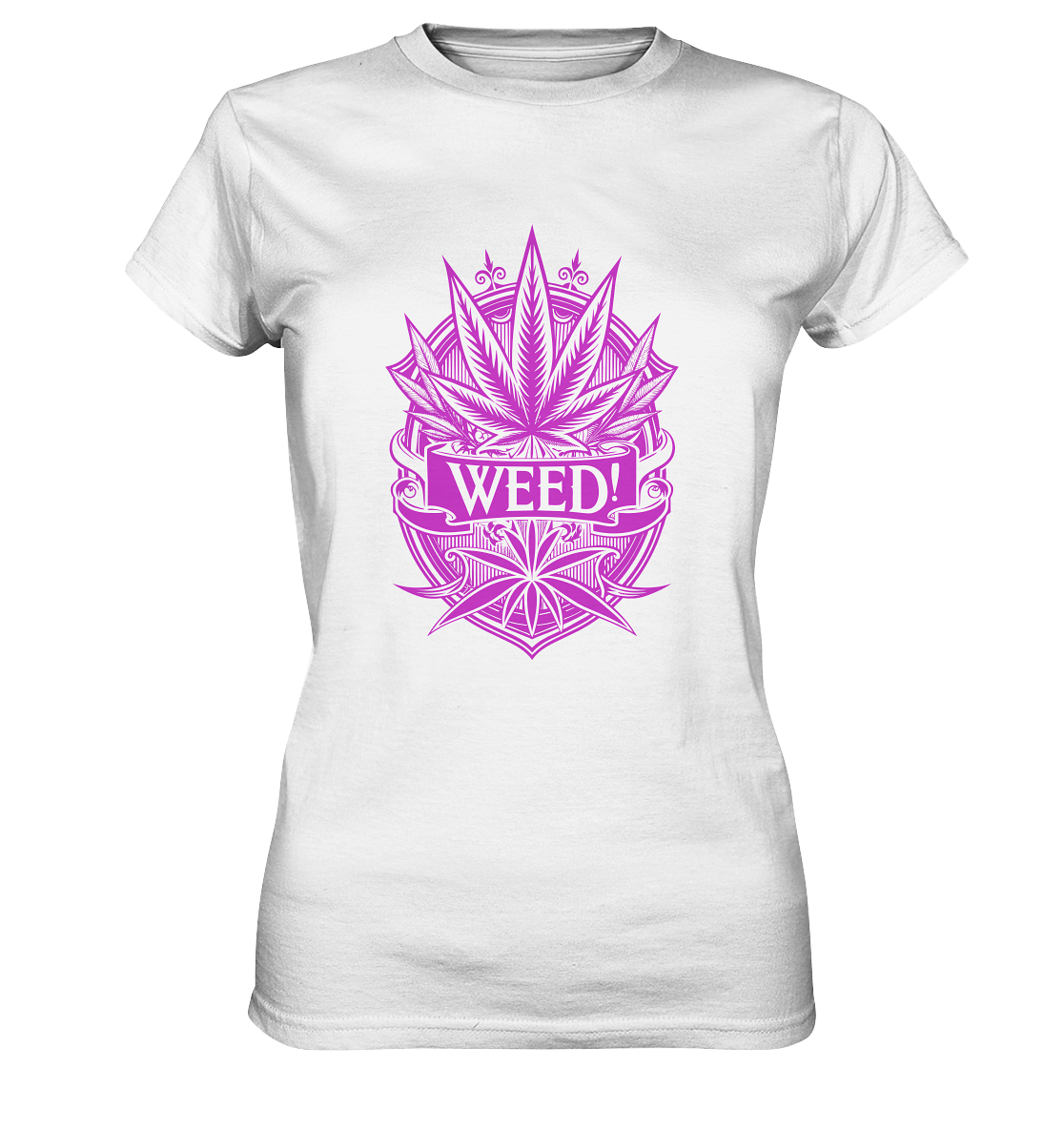 Pink Weed - Ladies Premium Shirt