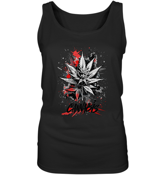 Red Cannabis - Ladies Tank-Top