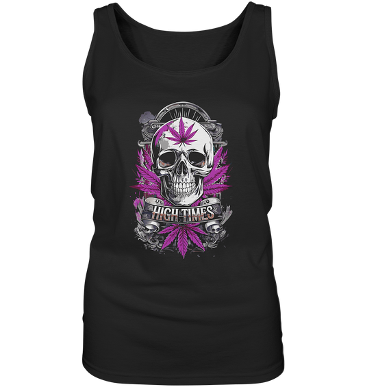 High Times Skull Purple - Ladies Tank-Top