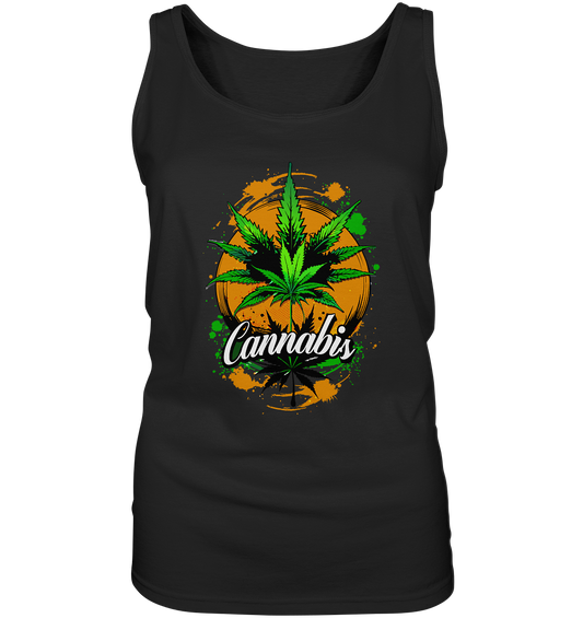 Orange Cannabis - Ladies Tank-Top