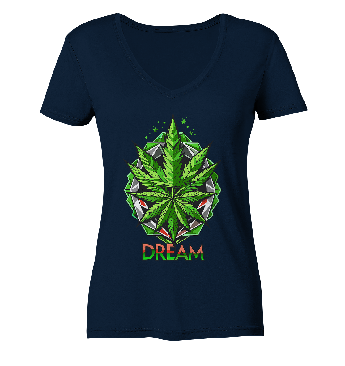 Dream Leaf - Ladies V-Neck Shirt