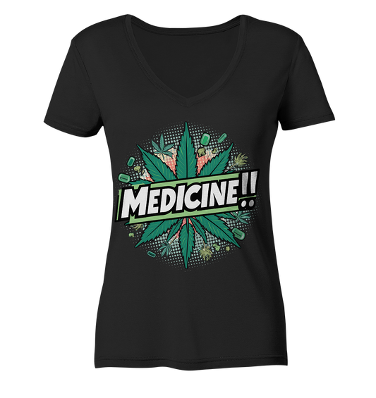 Medicine - Ladies V-Neck Shirt