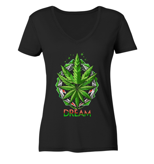 Dream Leaf - Ladies V-Neck Shirt