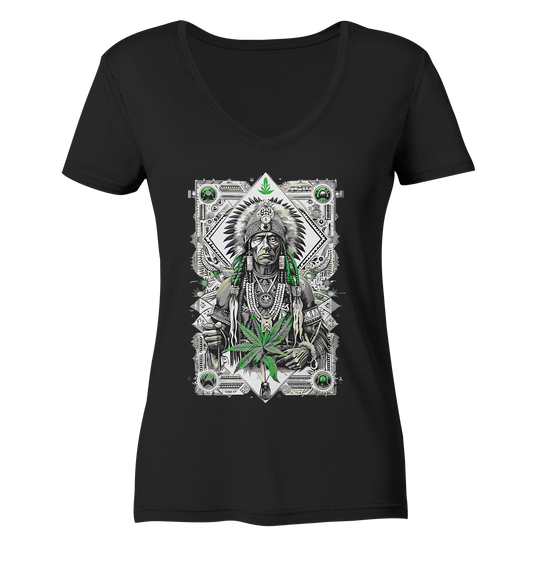 Indian - Ladies V-Neck Shirt