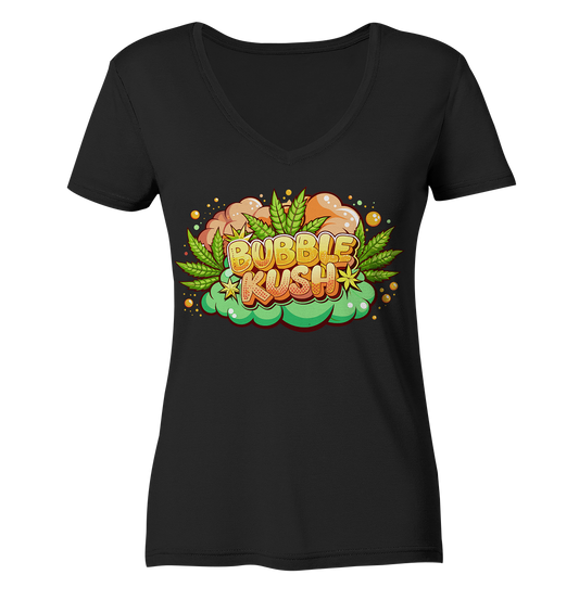 Bubble Kush - Ladies V-Neck Shirt