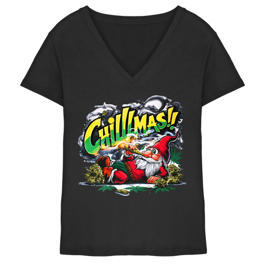 Chillmas - Ladies V-Neck Shirt