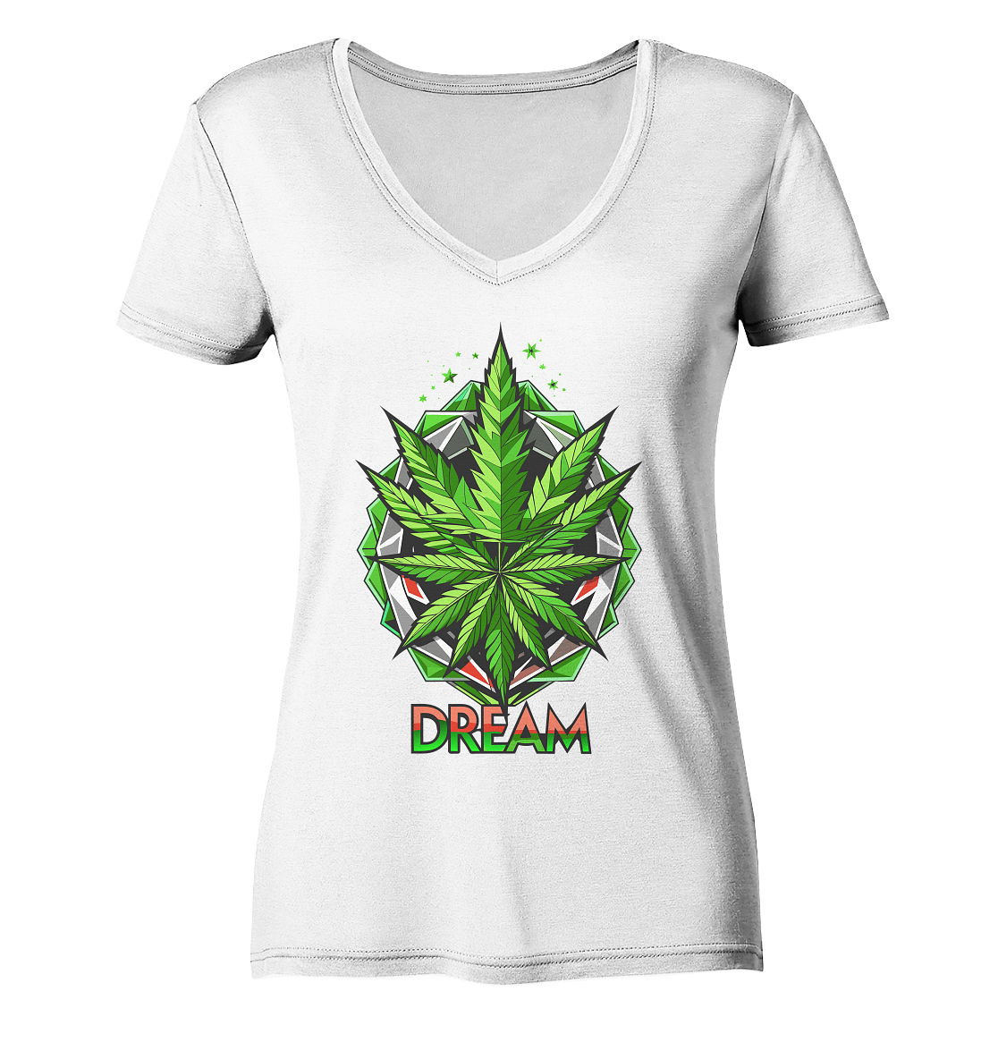 Dream Leaf - Ladies V-Neck Shirt