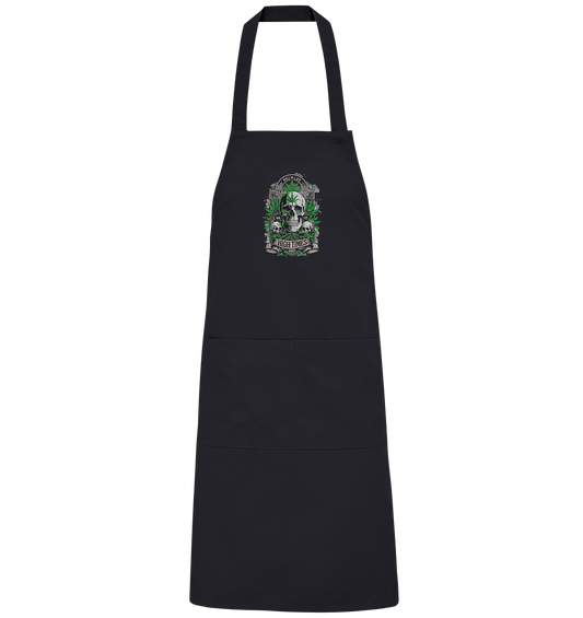 High Times Skull Green - Grillschuerze