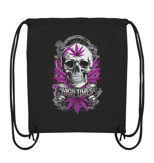 High Times Skull Purple - Gym-Bag