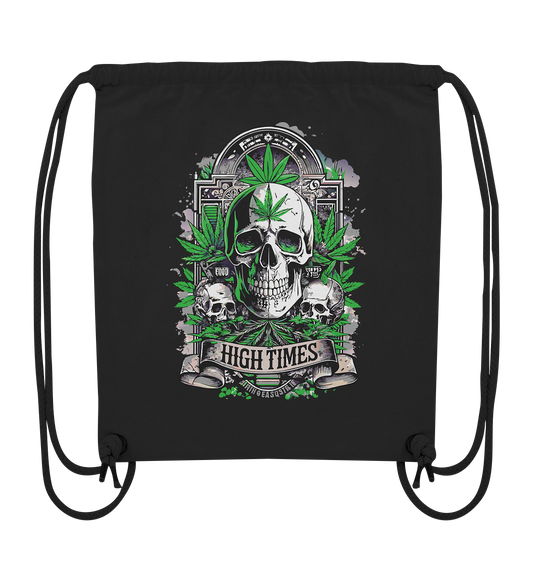 High Times Skull Green - Gym-Bag