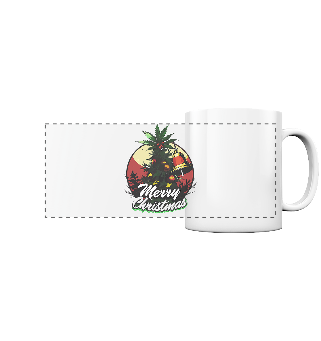 Christmas Bell - Panorama Tasse