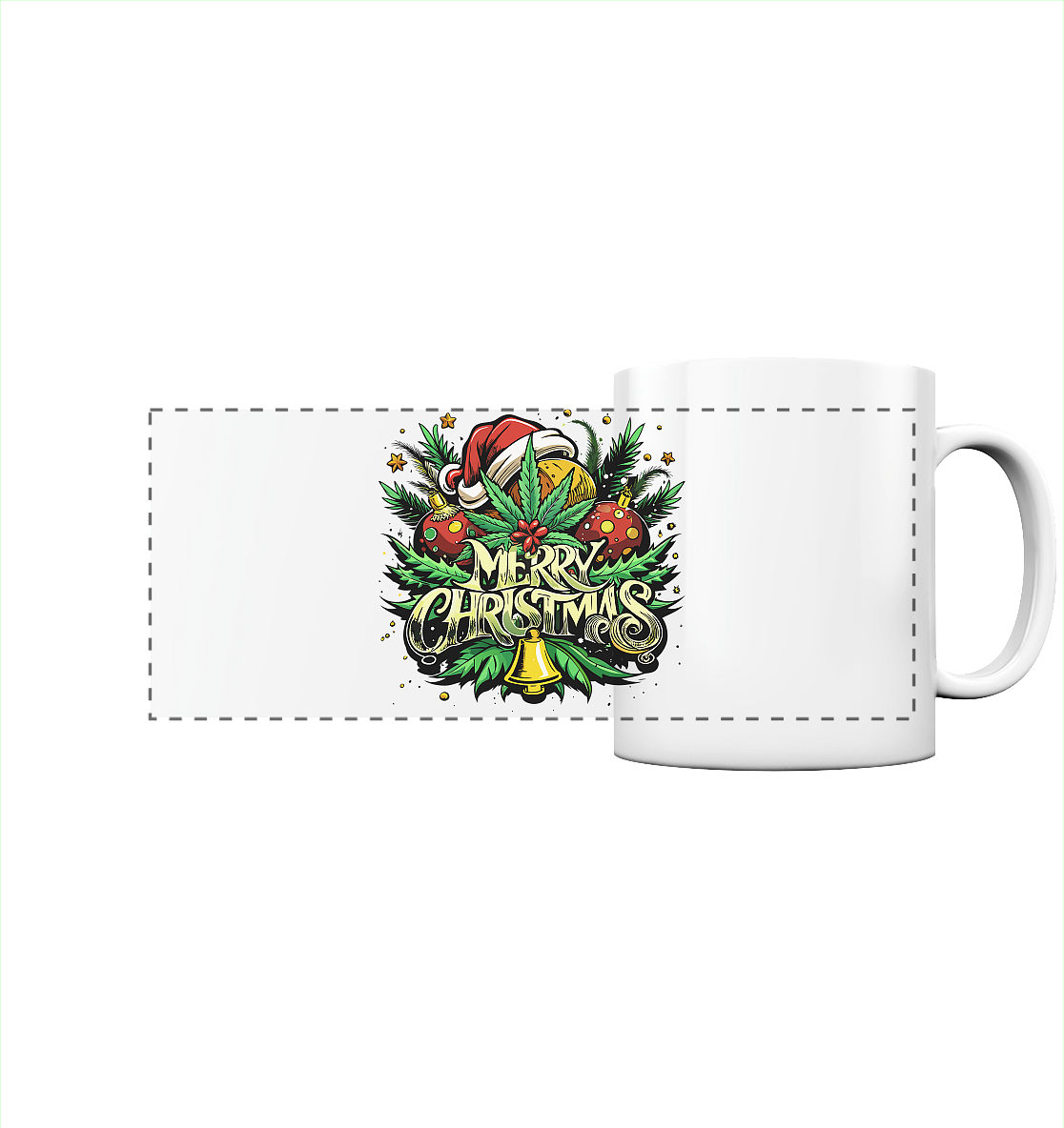 Bell Christmas - Panorama Tasse