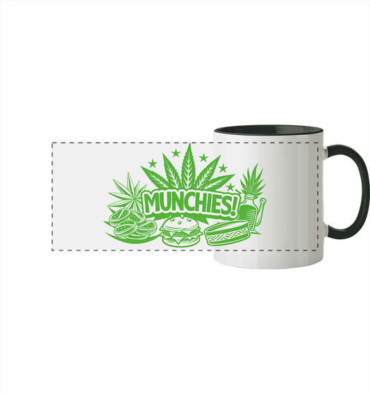 Munchies - Panorama Tasse zweifarbig