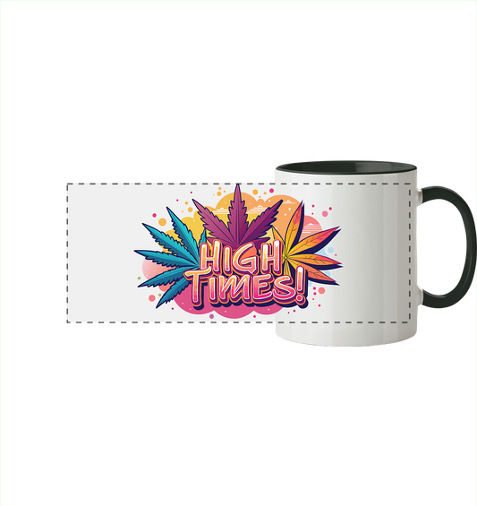 High Times Leafs - Panorama Tasse zweifarbig