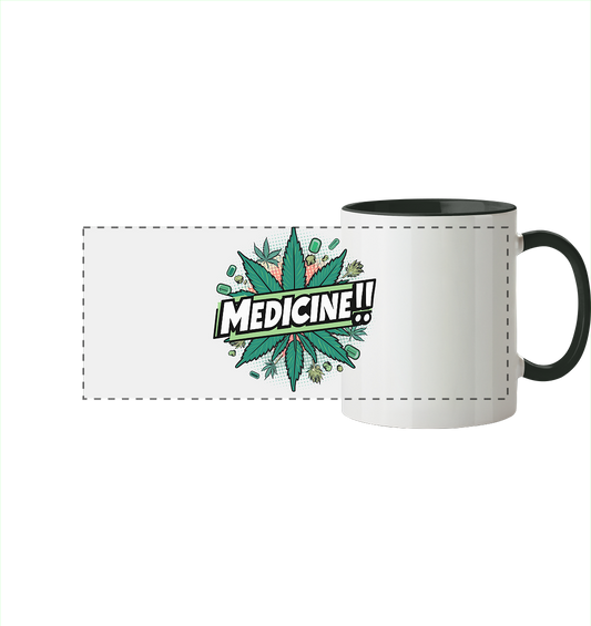 Medicine - Panorama Tasse zweifarbig