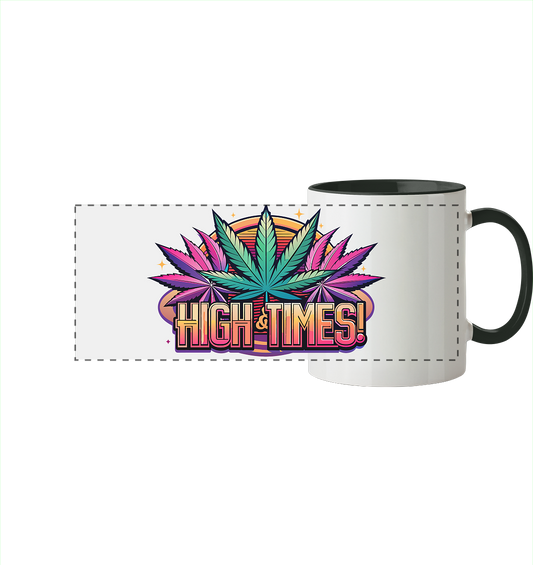 High Times Ufo - Panorama Tasse zweifarbig