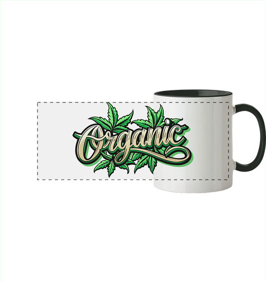 Organic Leaf - Panorama Tasse zweifarbig