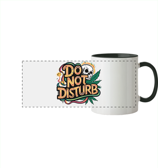 Do Not Disturb - Panorama Tasse zweifarbig