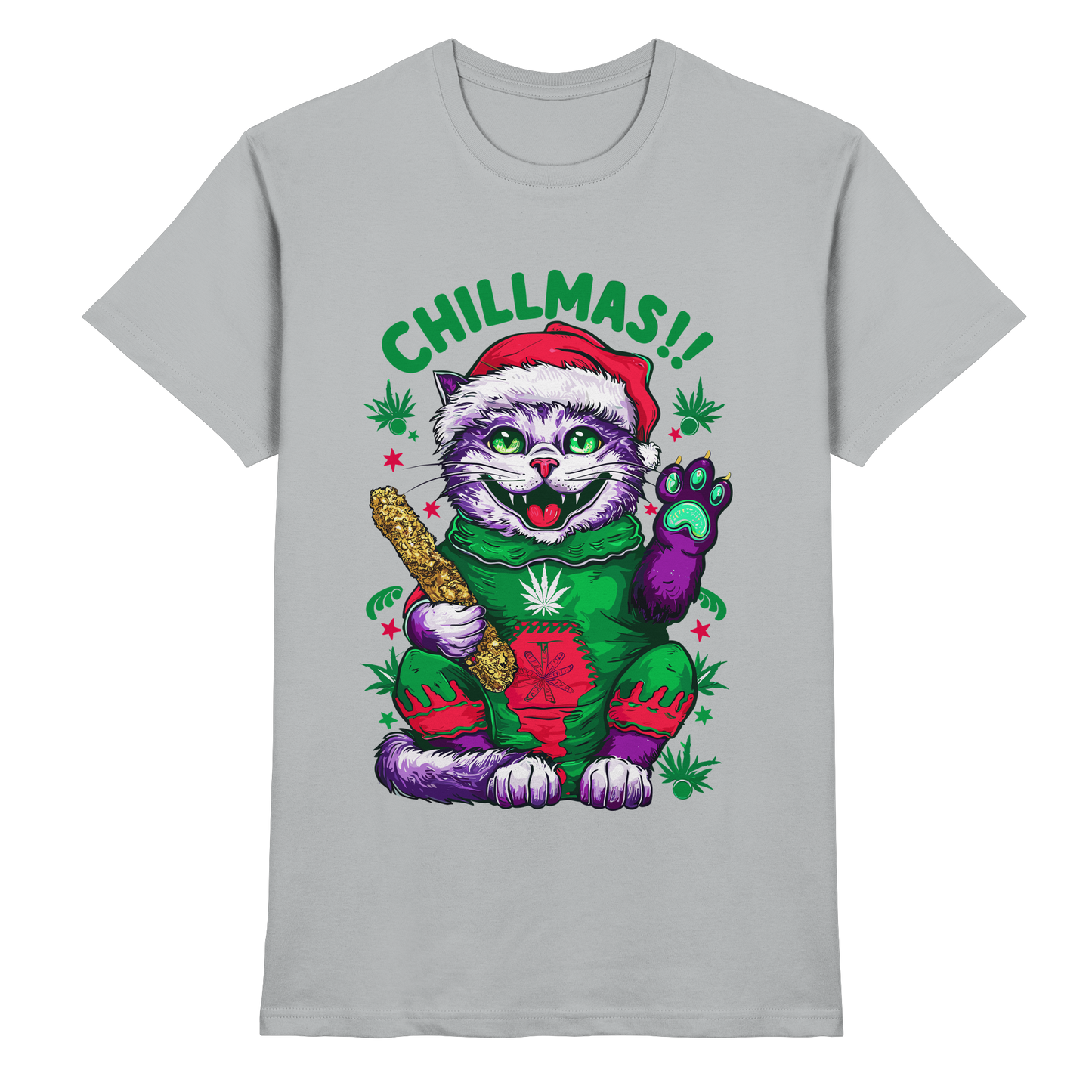 Chillmas Cat - Gentlemen Premium Shirt