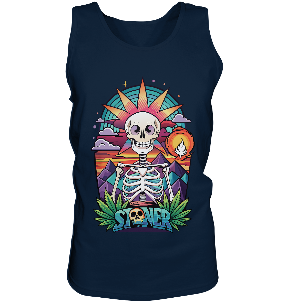 Color Stoner Skeleton - Gentlemen Tank-Top