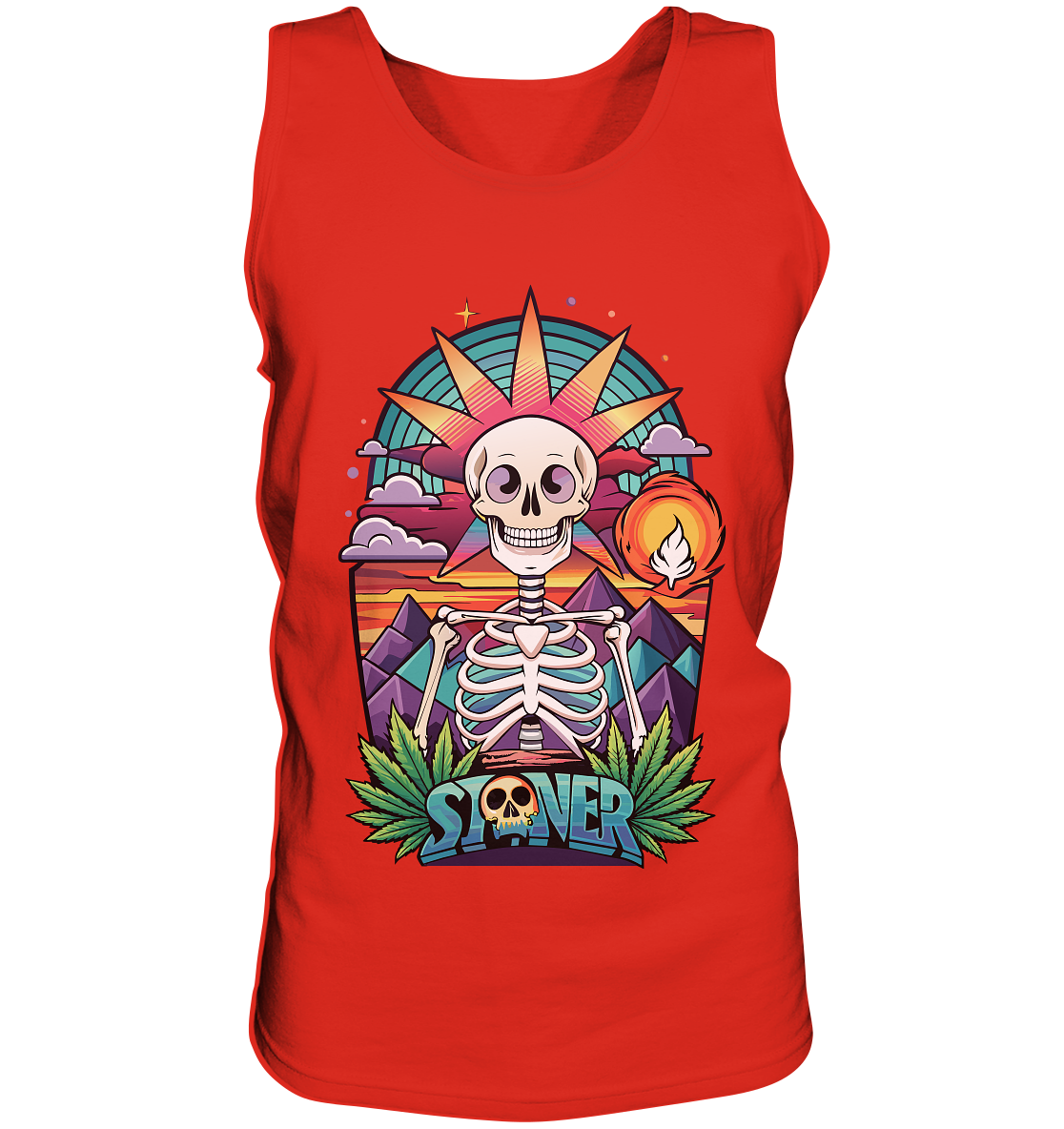 Color Stoner Skeleton - Gentlemen Tank-Top