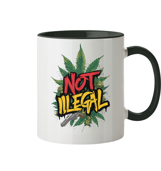 Not Illegal - Tasse zweifarbig