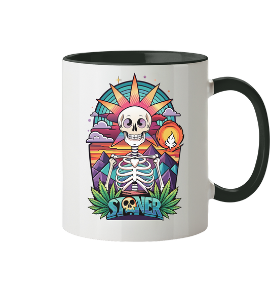 Color Stoner Skeleton - Tasse zweifarbig