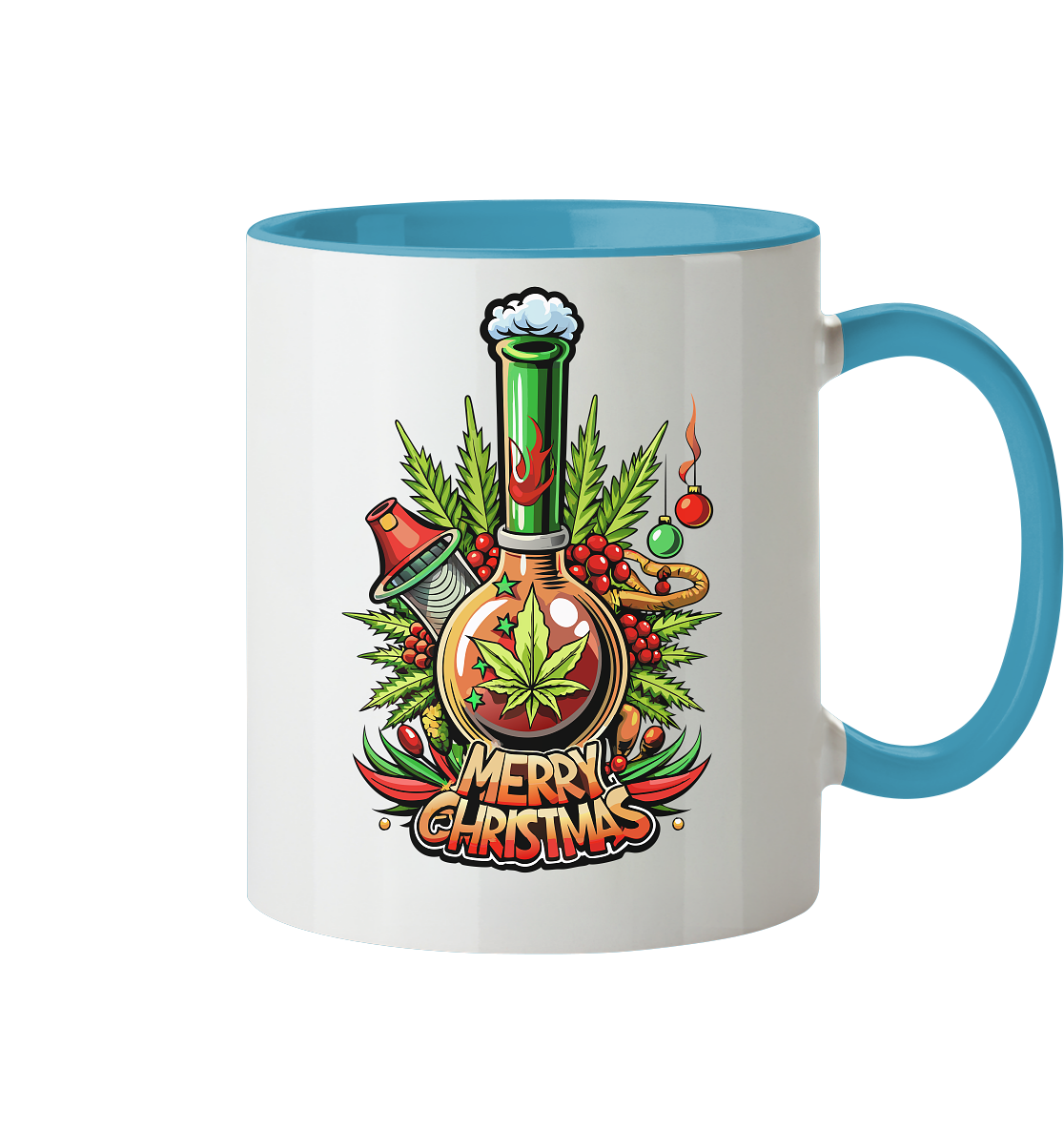 Bong Christmas - Tasse zweifarbig