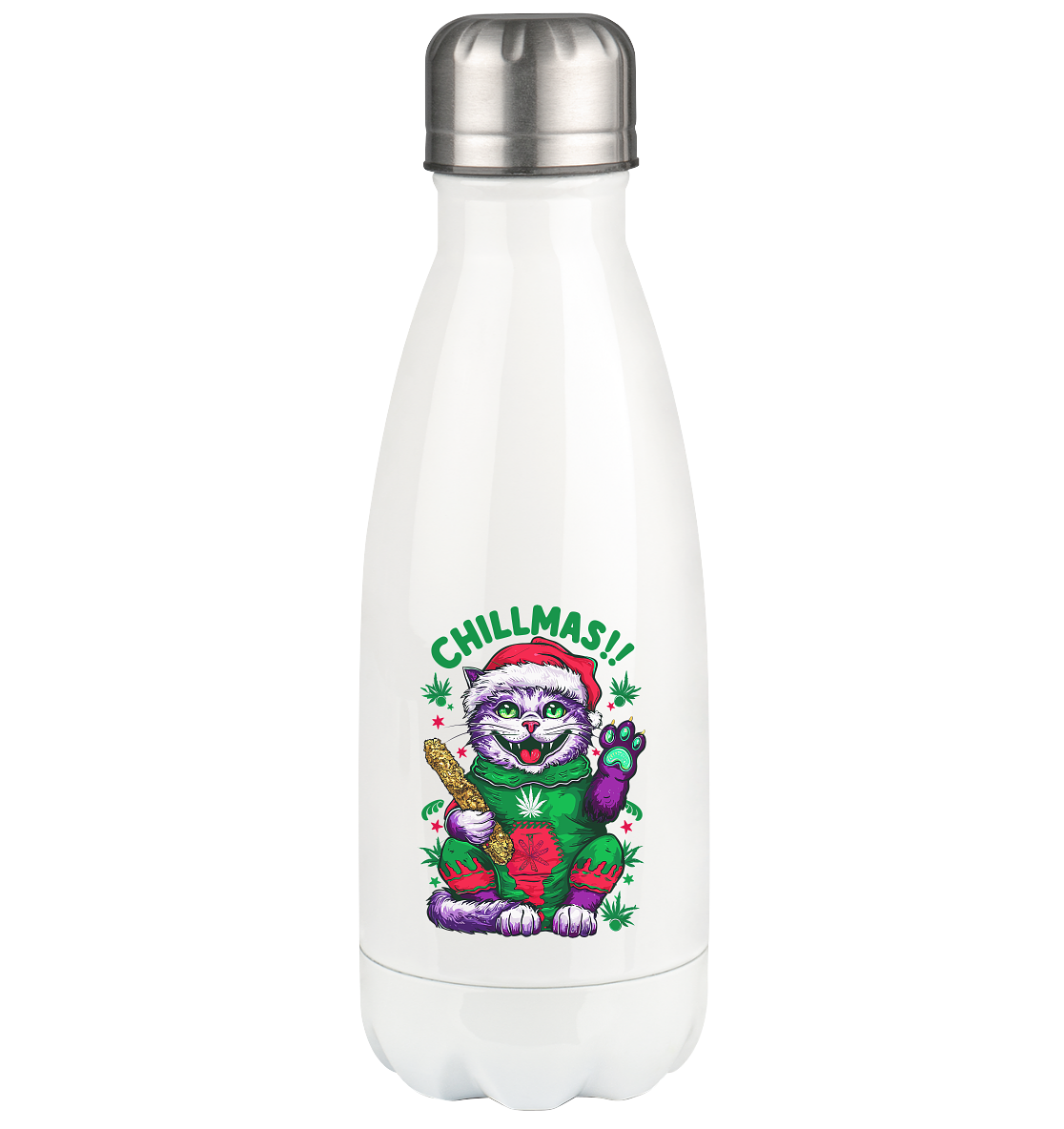 Chillmas Cat - Thermoflasche 350ml