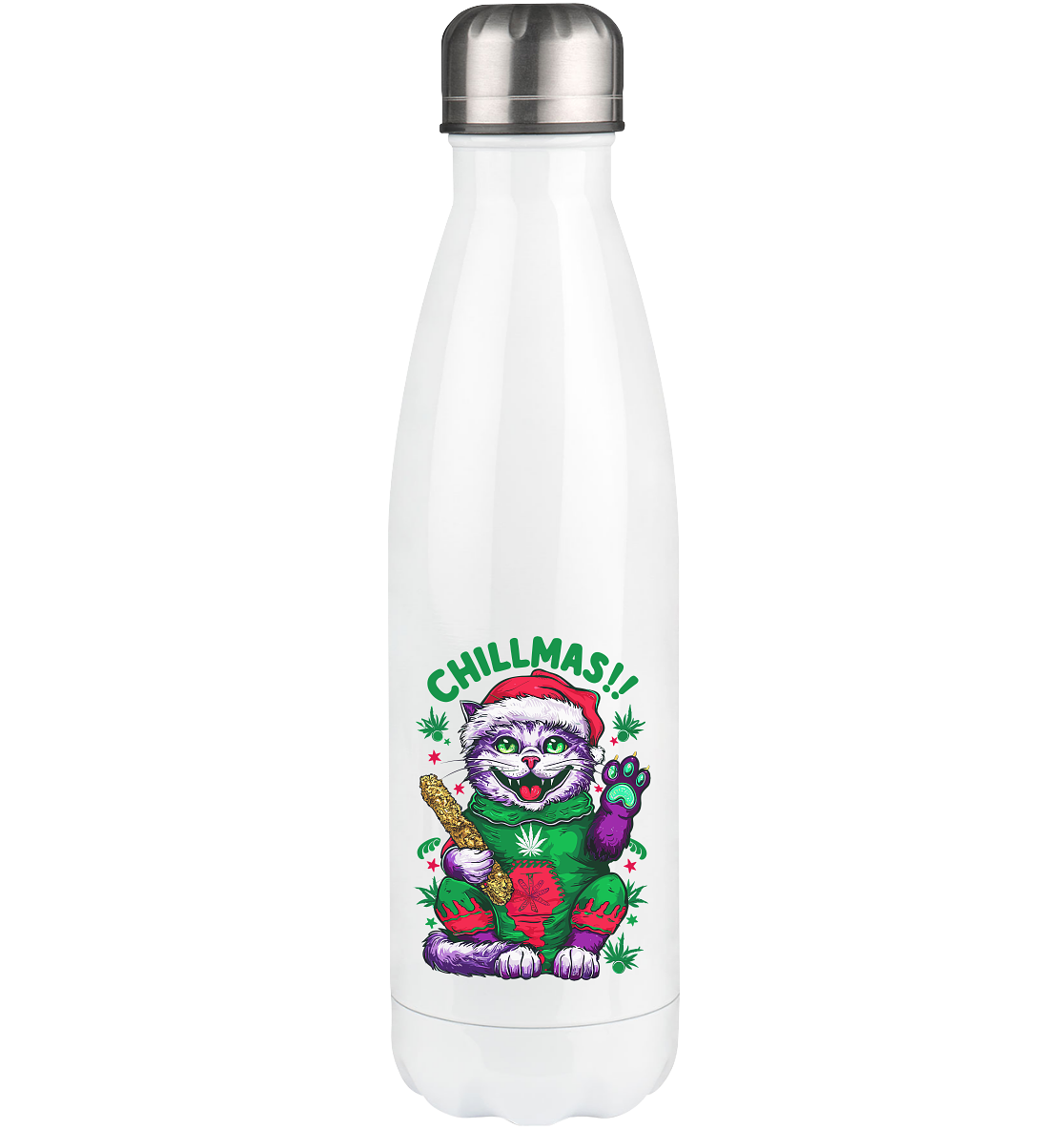 Chillmas Cat - Thermoflasche 500ml