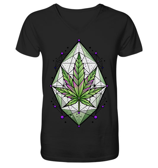 Leaf Construct - Gentlemen V-Neck Shirt