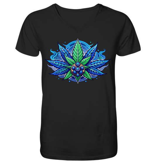 Blue Leaf - Gentlemen V-Neck Shirt