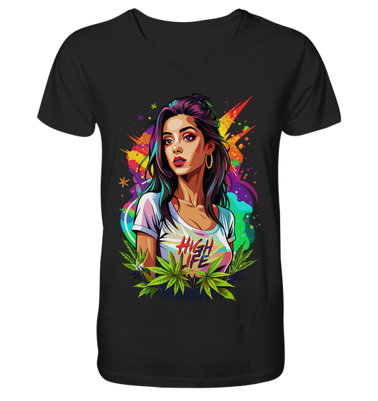 High Life - Gentlemen V-Neck Shirt